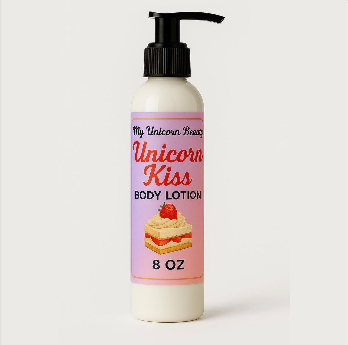 Unicorn Kiss Body Lotion (Strawberry Shortcake scented)