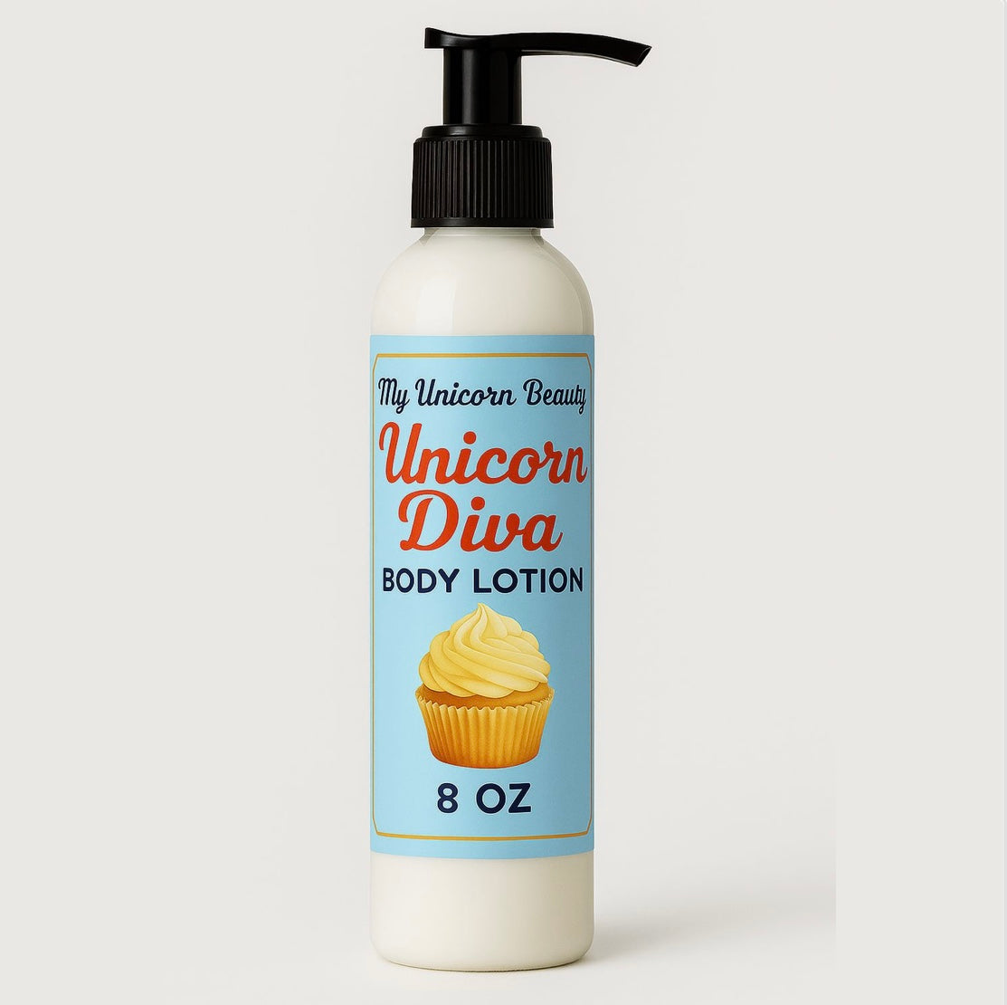 Unicorn Diva Body Lotion (Vanilla Cupcake scented)