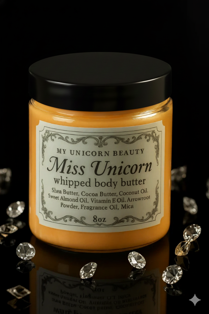 Miss Unicorn Body Butter (Orange Cream Vanilla Scented)