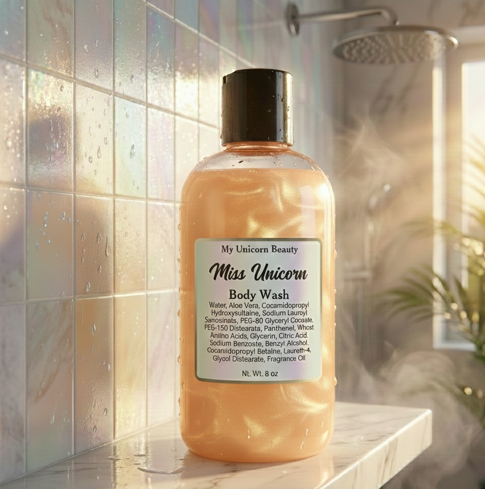 Miss Unicorn Pearly Body Wash (Orange Cream Vanilla Scented)