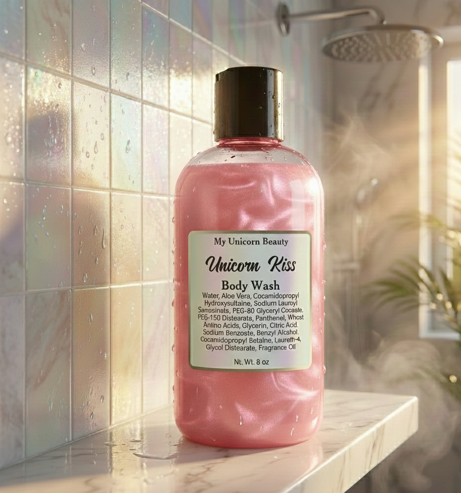Unicorn Kiss Pearly Body Wash (Strawberry Shortcake Scented)