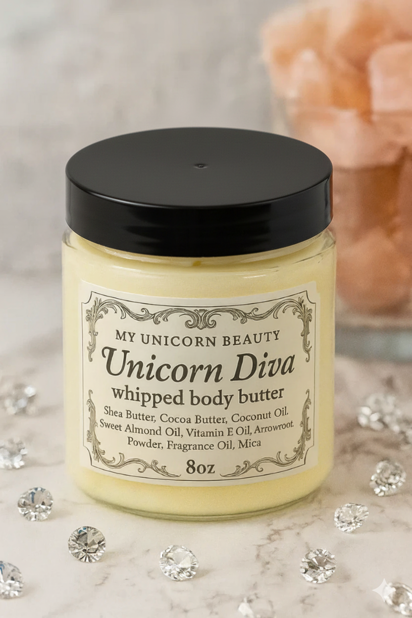 Unicorn Diva Body Butter (Vanilla Cupcake Scented)